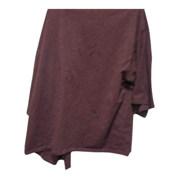 Storq SoftKnit Maternity Robe Large Brown Belt Missing Small Stain - Picture 2 of 7